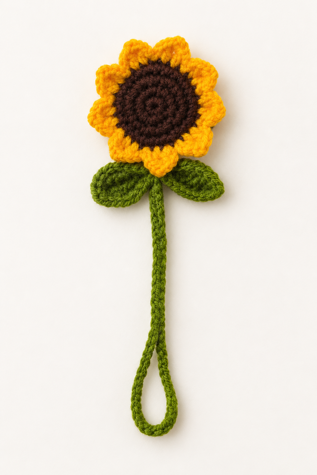 Sunflower Multipurpose Loop: One Cute Accessory, Three Ways to Wear It