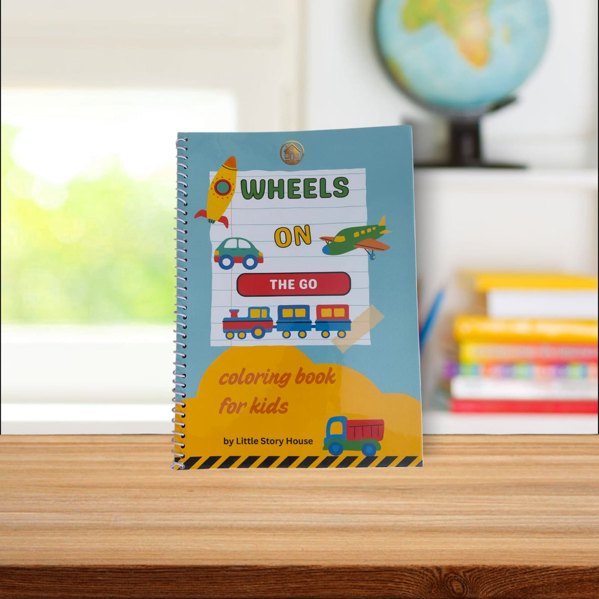 Wheels on the Go Colouring Book